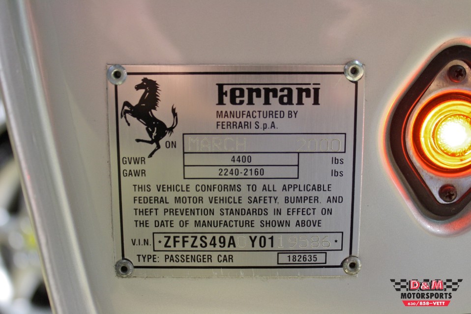 2000 Ferrari 550 Maranello