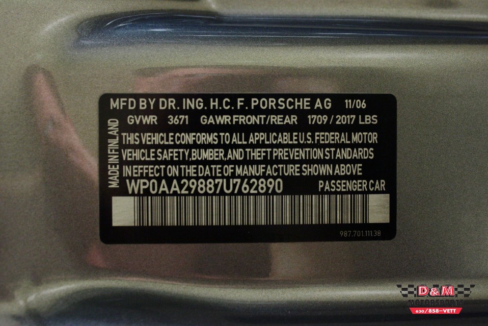2007 Porsche Cayman Tiptronic