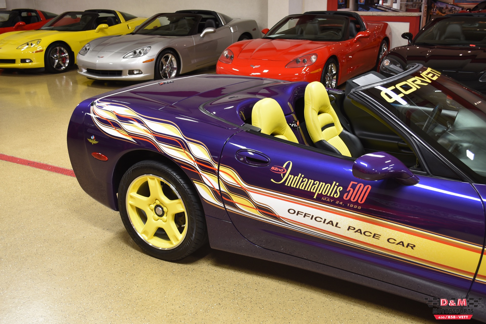 1998 Chevrolet Corvette Convertible Pace Car Stock # M6791 for