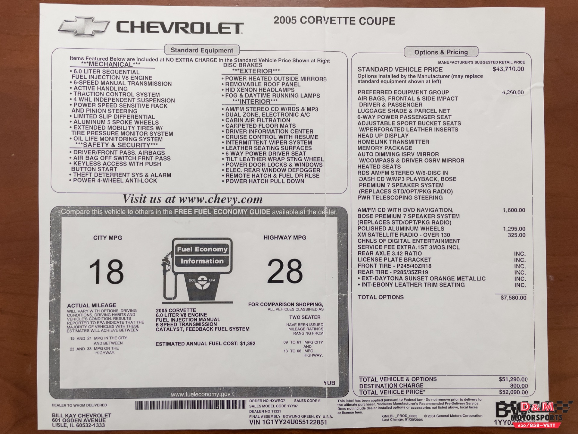 Used 2005 Chevrolet Corvette Coupe | Glen Ellyn, IL