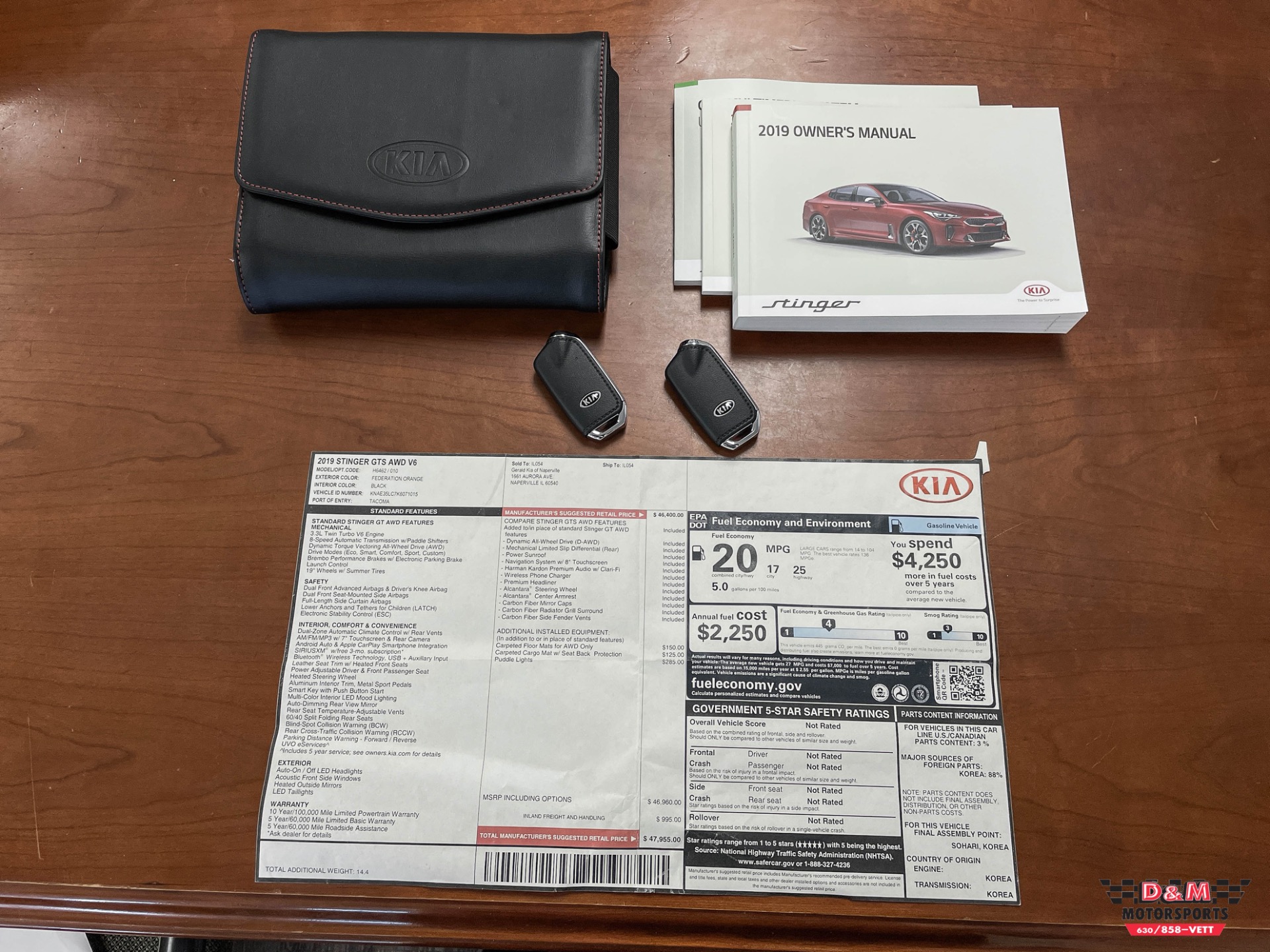 Used 2019 Kia Stinger GTS AWD V6 | St. Petersburg, FL
