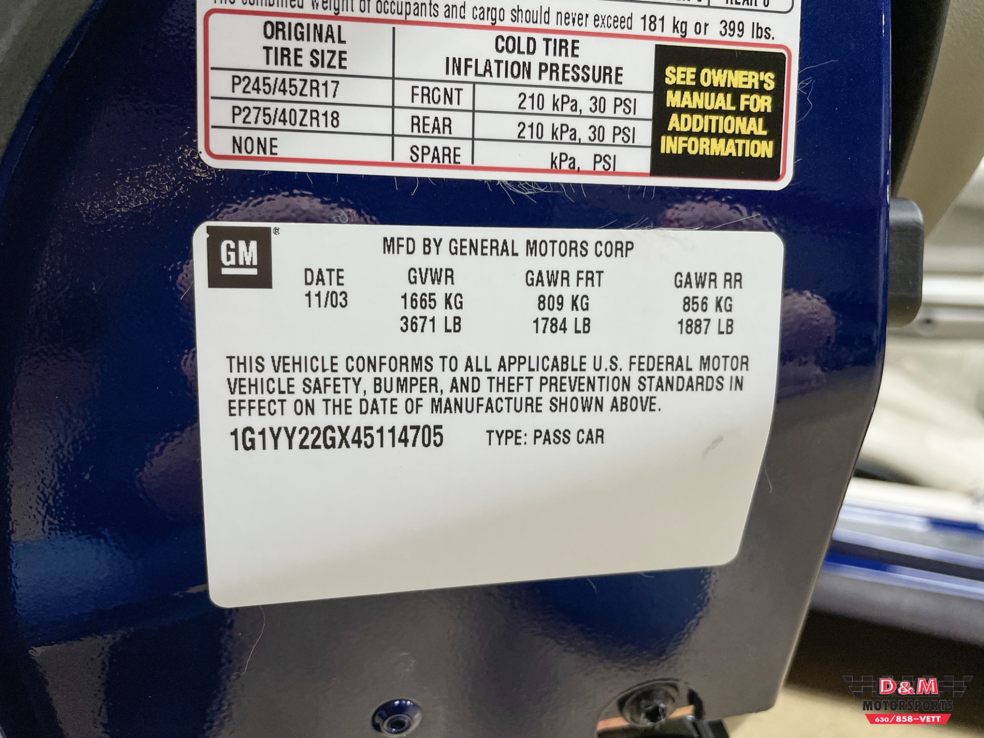 Used 2004 Chevrolet Corvette Commemorative Edition Coupe | St. Petersburg, FL