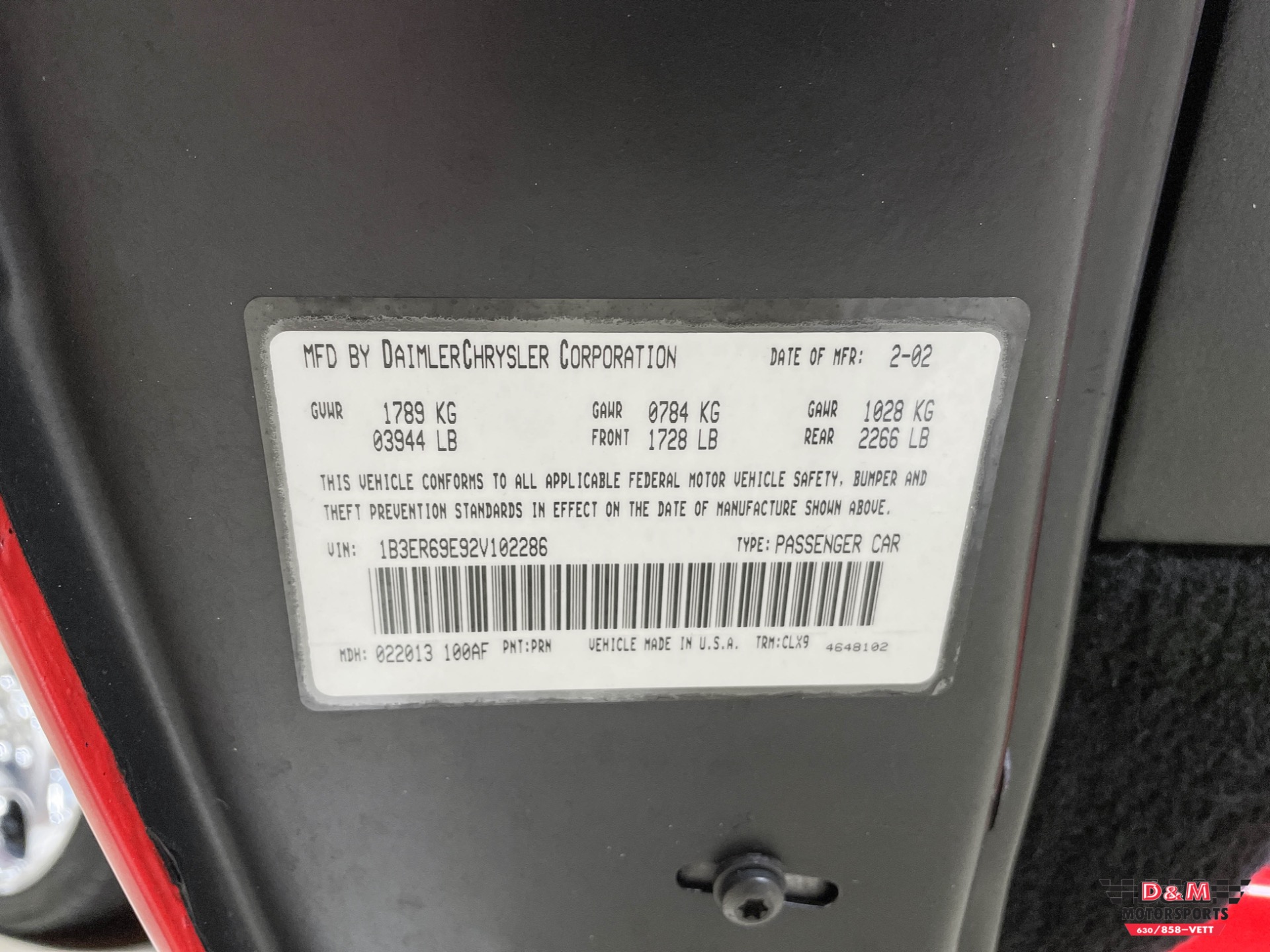 Used 2002 Dodge Viper GTS | St. Petersburg, FL