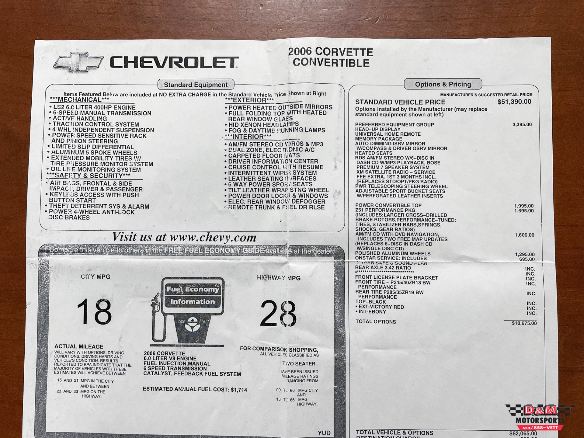 Used 2006 Chevrolet Corvette Convertible | Glen Ellyn, IL