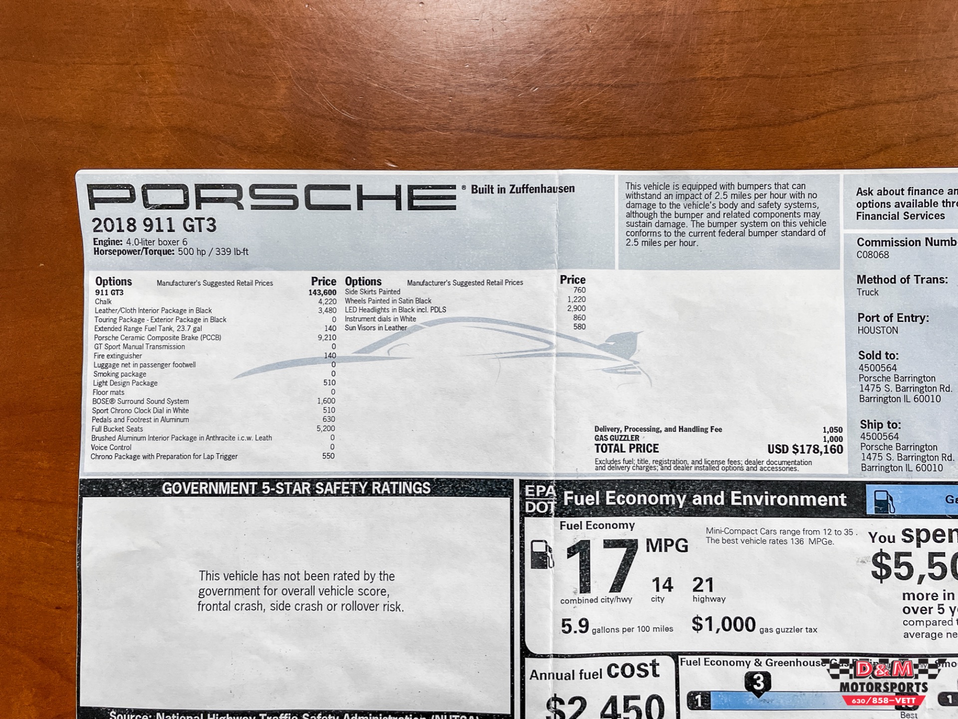 Used 2018 Porsche 911 GT3 Touring | St. Petersburg, FL