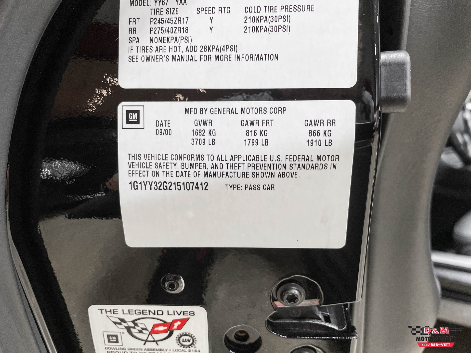 Used 2001 Chevrolet Corvette Convertible | St. Petersburg, FL