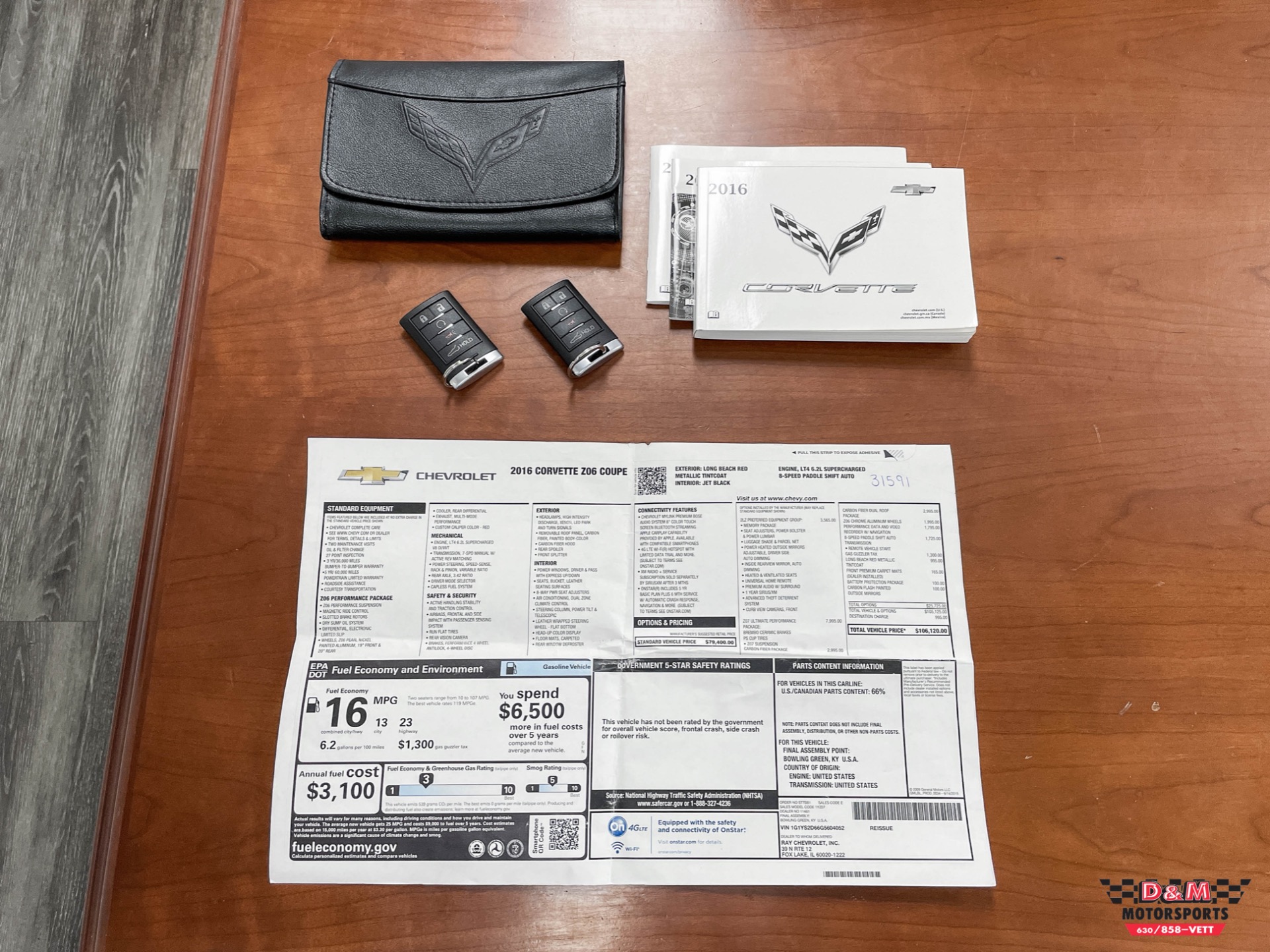 Used 2016 Chevrolet Corvette Z06 Coupe | St. Petersburg, FL