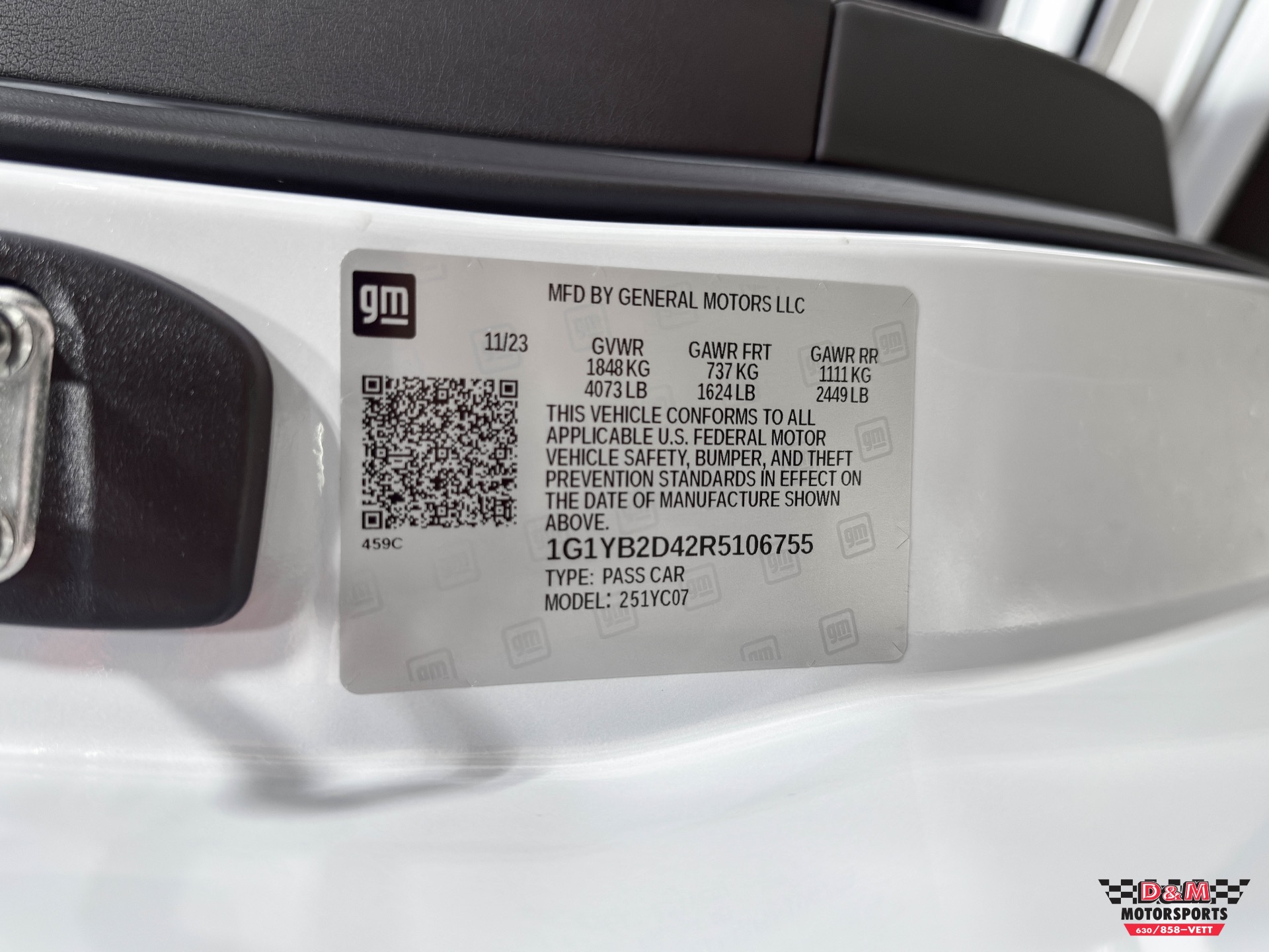 2024 Chevrolet Corvette 2LT photo 60