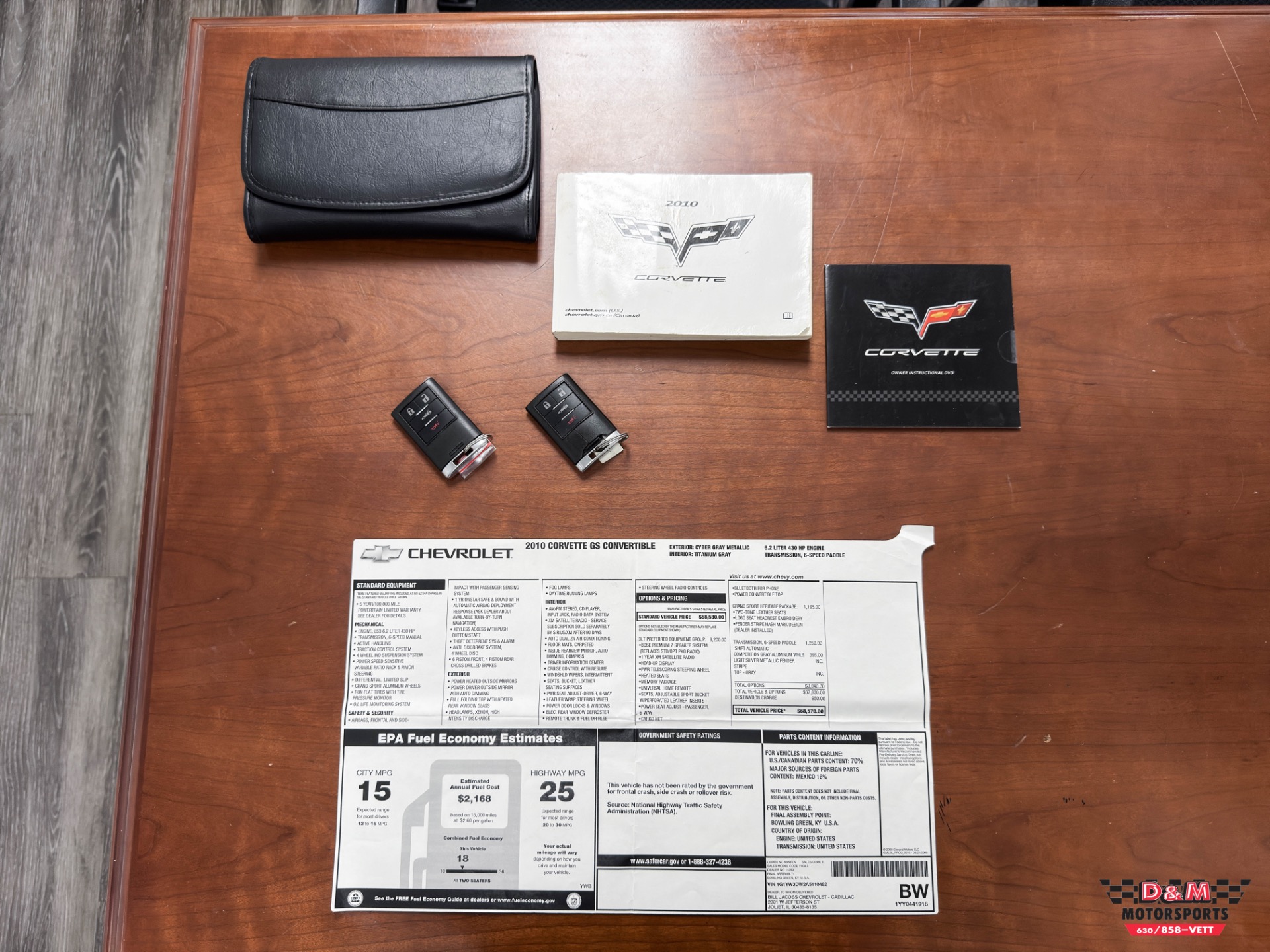 2010 Chevrolet Corvette Grand Sport 3LT photo 58