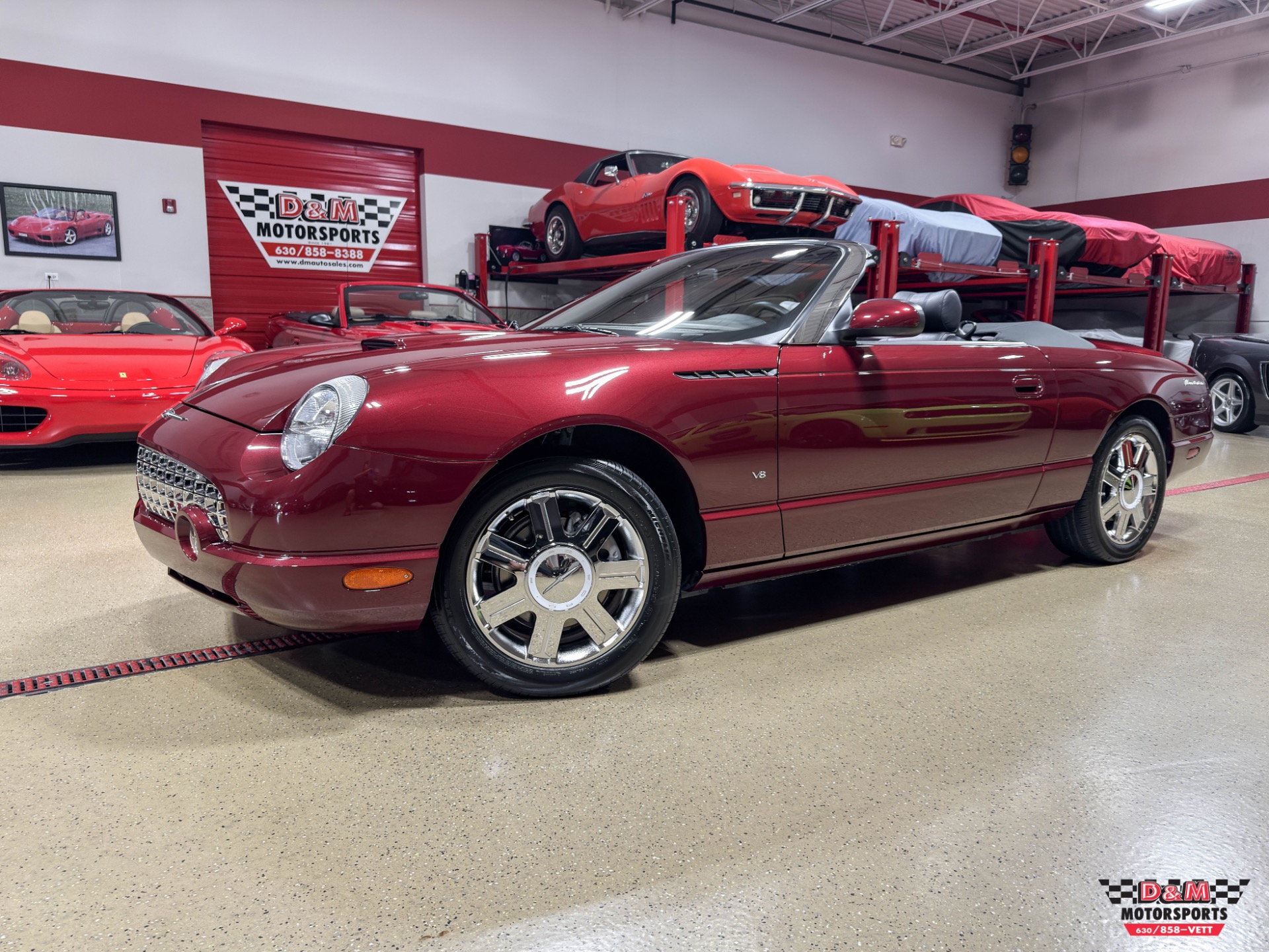 Merlot 2004 Ford Thunderbird Convertible Rear-Wheel Drive Automatic