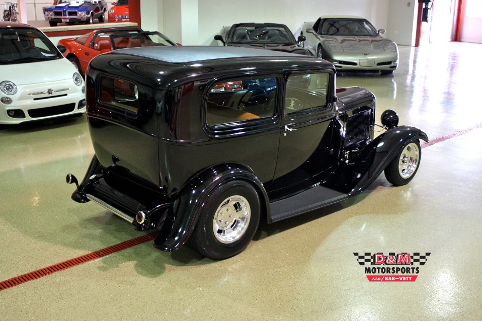 1932 Ford Tudor Sedan Full Steel Body Halibrand Wheels Highest Quality Built