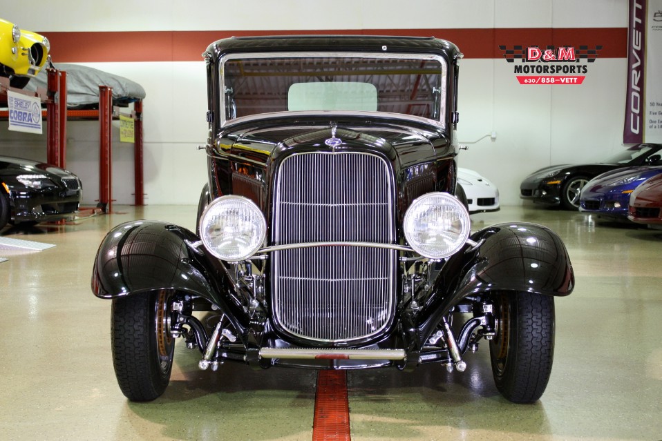 1932 Ford Tudor Sedan Full Steel Body Halibrand Wheels Highest Quality Built