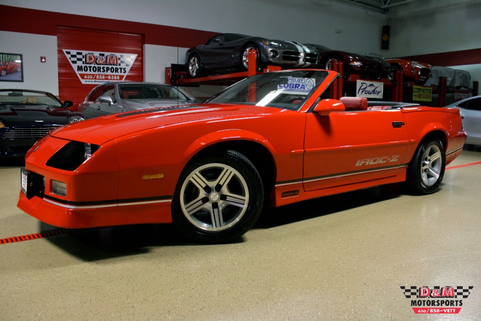 1990 Chevrolet Camaro Iroc Z Convertible Stock M5364 For